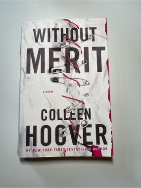 Without Merit by Colleen Hoover - White & Pink Paperback